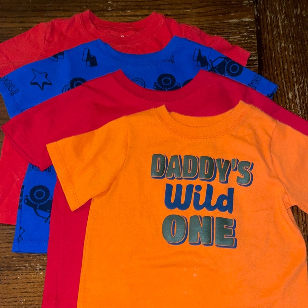 4 tshirt 24m boys